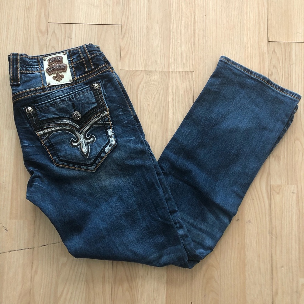 Men’s rock revival jeans